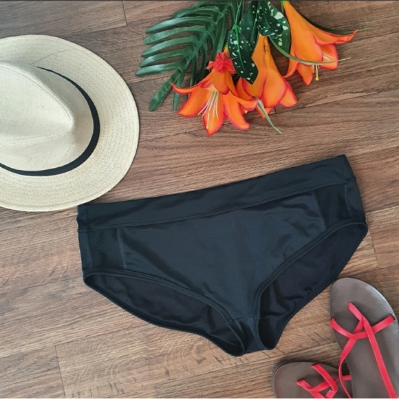 Athleta Black Swim Bottoms XL - Picture 1 of 3